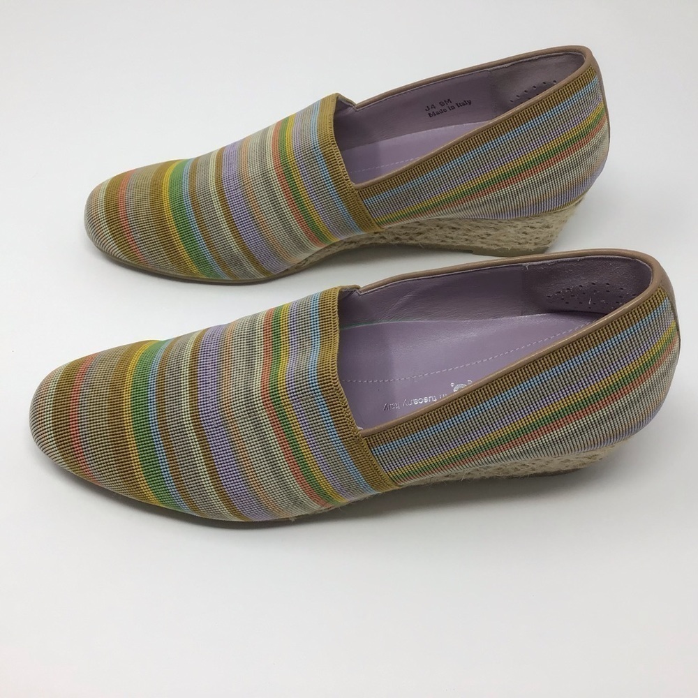 SAS Becky Slip On Jute Wrapped Wedge Tan Size 9 - Picture 3 of 7